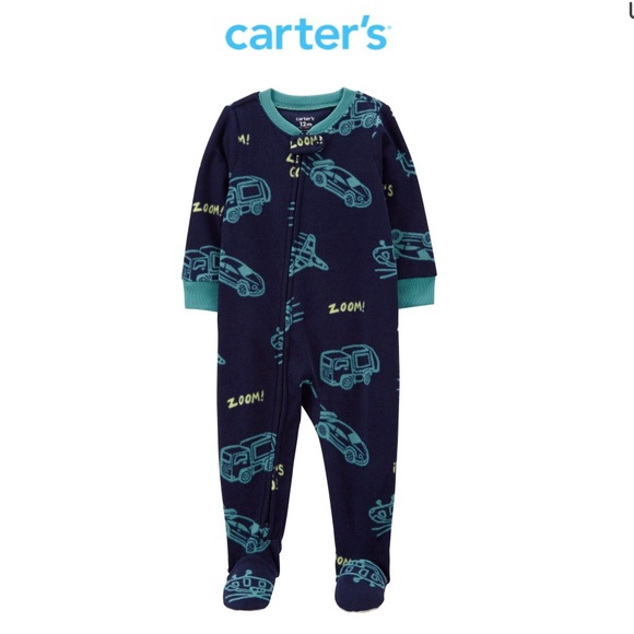 5 Fleece Toddler Boy Footy Pajamas size 24 months